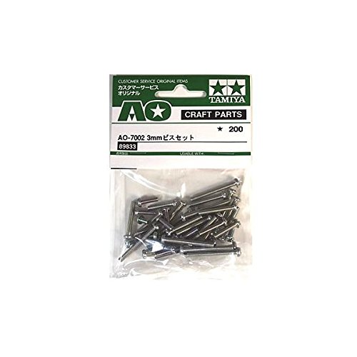 Amazon | □(AO-7002) タミヤ カスタマーサービスオリジナル 3mmビス